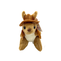 13cm Mini Soft Toy Roo Jacket