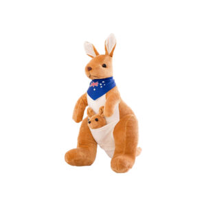 32cm Soft Toy with Flag Scarf