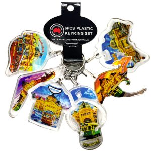 6 Bunch Acrylic Keyring Melbourne