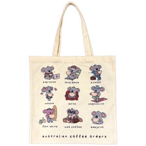 Canvas Bag Koala Love Coffee