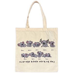 Canvas Bag Sleeping Koala