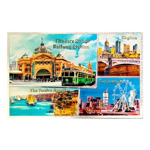PVC Magnet Melbourne  (Package without card-12pcs/Pack)