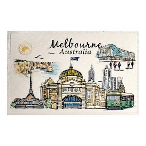 PVC Magnet Melbourne (Package without card-12pcs/Pack)