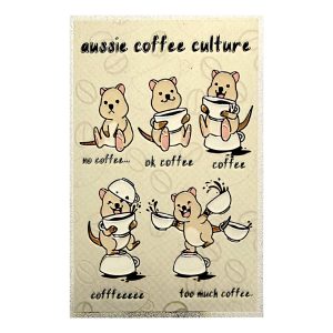 PVC Magnet Quokka Coffee (Package without card-12pcs/Pack)