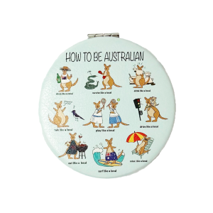 Quality Cosmetic Mirror Kangaroo Australia (Package with Card)