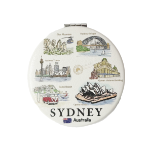 Quality Cosmetic Mirror Sydney Landmark(Package with Card)