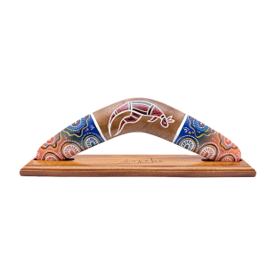 15" Boomerang w/wood stand