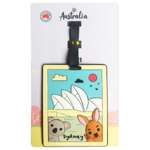 Travel Tag Sydney Kangaroo and koala