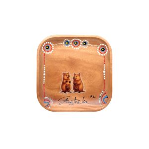 Timber Square Plate 16cm Quokka